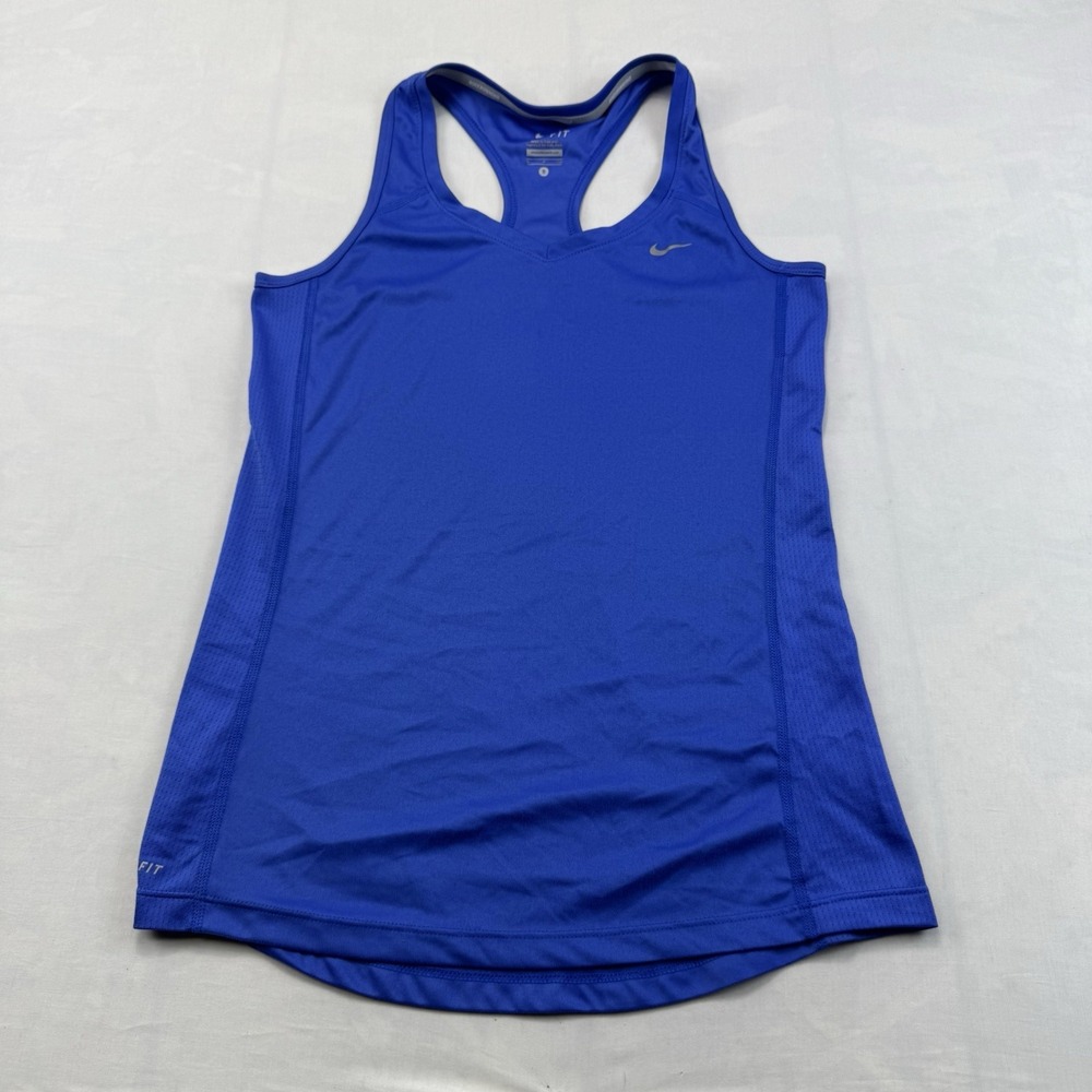 Nike Dri-FIT Women's Royal Blue Racerback Running Tank Size S
